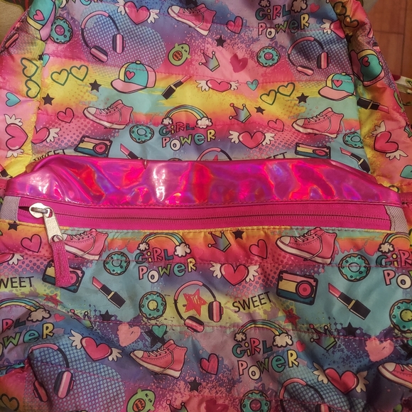 Colorful like new backpack back to school barbie hot pink - Picture 5 of 5